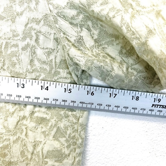 Rebecca Taylor Lemon Jacquard Burnout Tee Shirt‎ - Picture 6 of 7